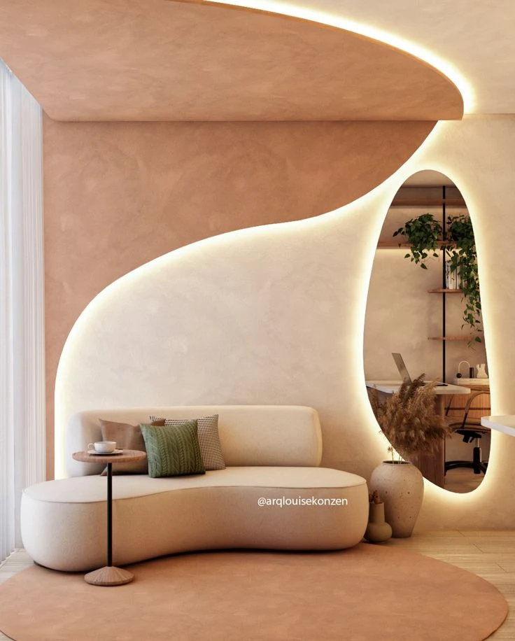 7 Dicas Incríveis para Criar um Ambiente Elegante e Sofisticado espelho orgânico