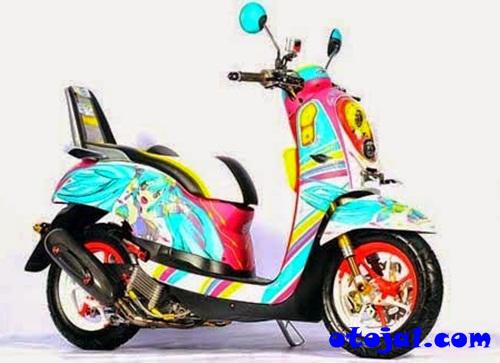 Gambar Modifikasi Motor Honda Scoopy Terbaru 2017