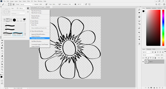 Create your Own Floral Brush in Photoshop