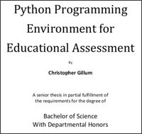 Python Programming Environment for Educational Assessment