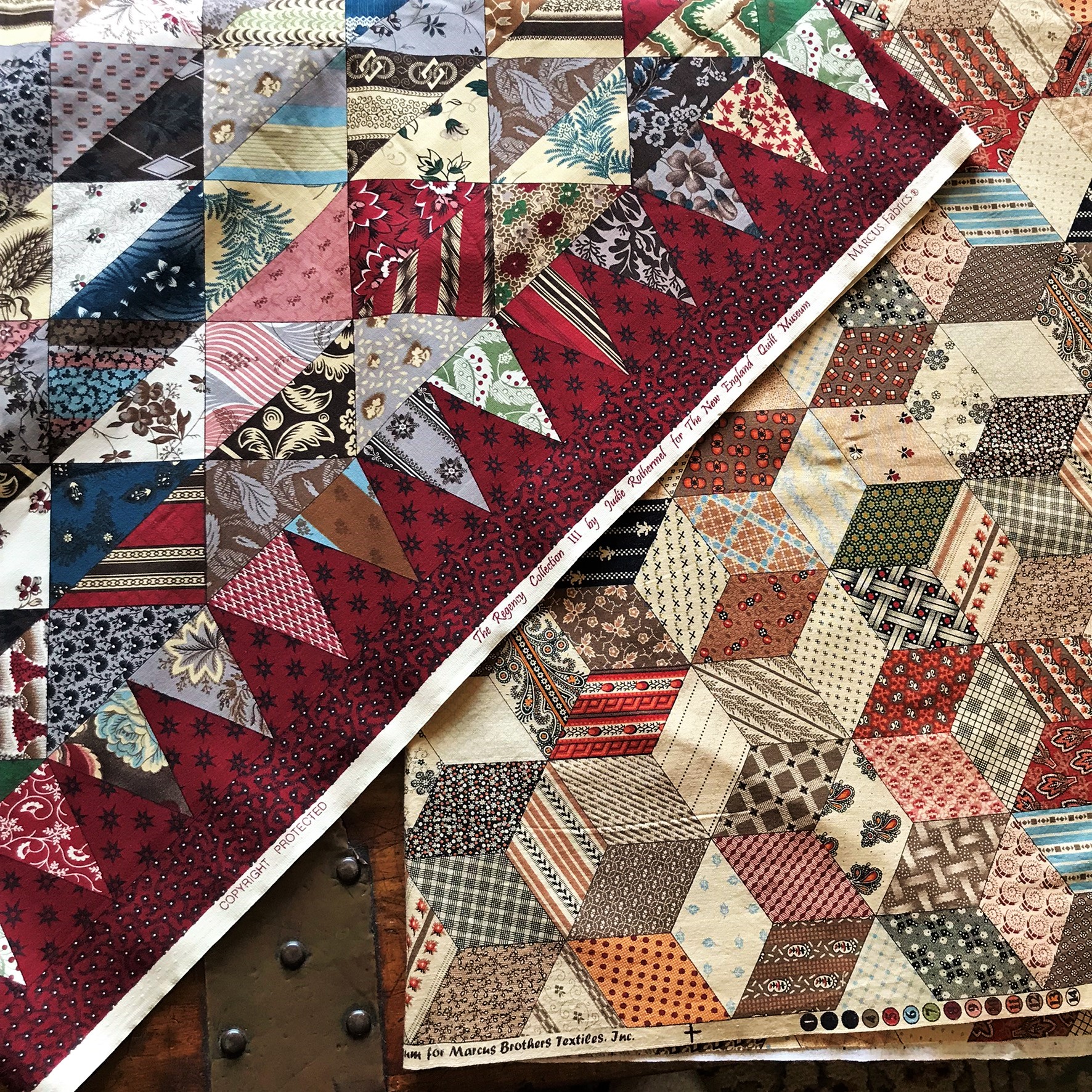 A Sentimental Quilter: Reproduction Fabric Panels