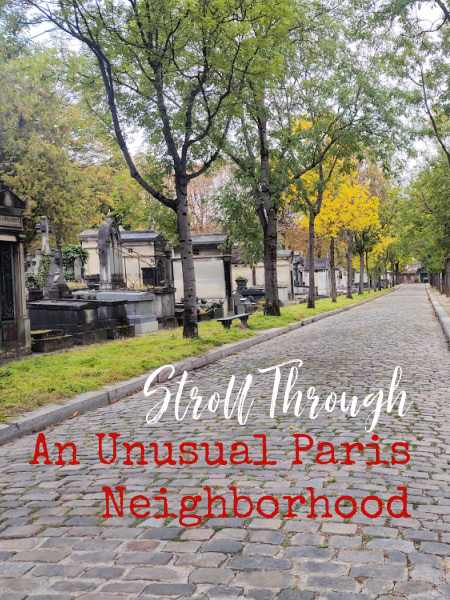 Paris has so many cool neighborhoods, but an unusual and unofficial neighborhood resides inside the walls of Père Lachaise Cemetery.