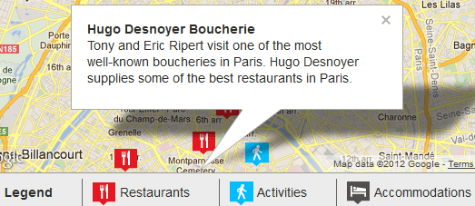 s City of Light visited Paris to celebrate its  New Influenza A virus subtype H5N1 Gourmet's Guide to Paris on Google Maps