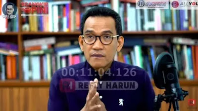 Rezim Bengis, Refly Harun: Rezim Mulai Otoriter, Warga Mau Berpendapat Saja Takut