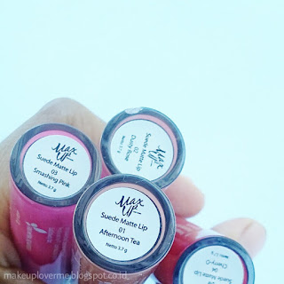 REVIEW MAXUP COSMETICS SUEDE MATTE LIP