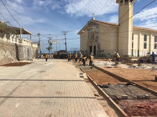 Fotos atualizadas das obras de requalificação na Rua Guedes Cabral (29/12/2015)