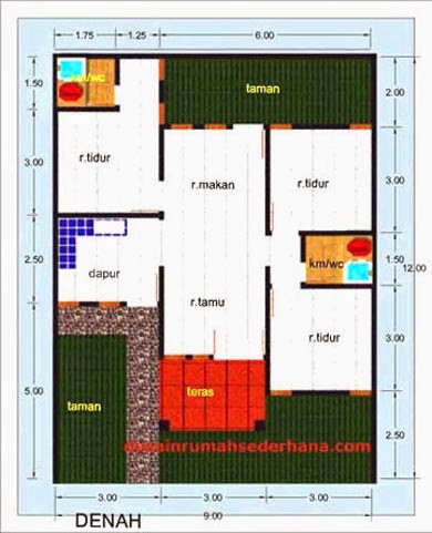  Desain  Rumah  Dengan Luas  Tanah  120 M2