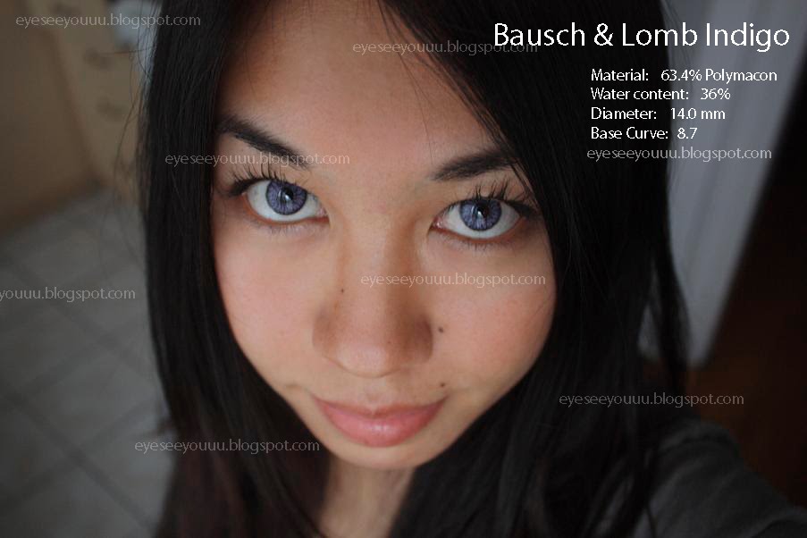 bausch and lomb colored contacts. Bausch amp; Lomb Indigo