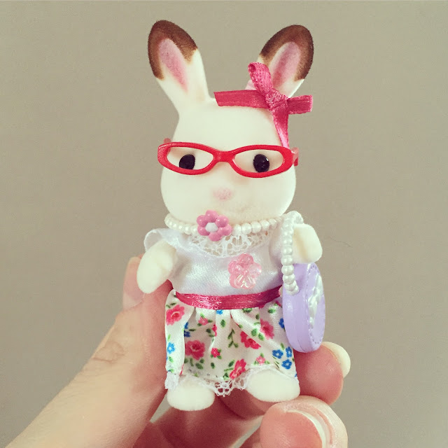 Freya Chocolate Rabbit with Accessories from Sylvanian Families