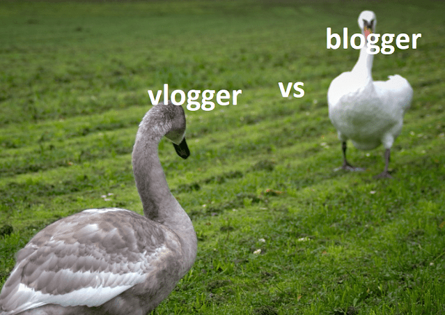 What is Blogger vs Vlog