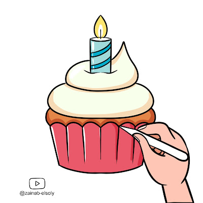 Today, I will share with you a step-by-step tutorial on how to draw a cupcake with a candle, perfect for adding a touch of sweetness to your art