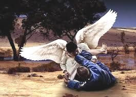 Jacó lutando com anjo