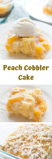 Peach Cobbler Cake