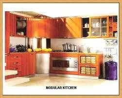 laminated modular kitchen with accessories