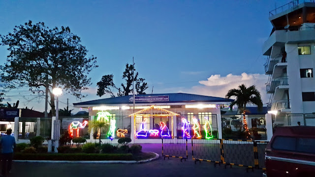 Christmas Lights at the Civil Aviation Authority of the Philippines (CAAP) Building at Tacloban DZR Airport