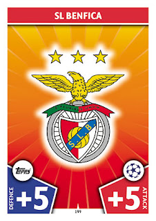 Topps Match Attax UEFA Champions League 2017-2018 SL Benfica Set