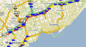 ontario road conditions map Maps Mania Toronto Traffic Maps ontario road conditions map
