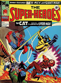 Marvel UK The Super-Heroes #40, Spider-Man and the Cat