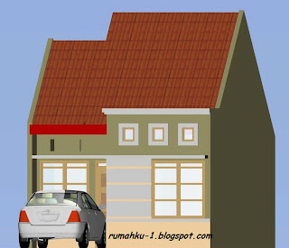 contoh denah rumah minimalis type 38/65