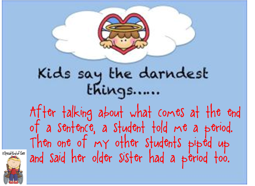 Head on over to Jeannie's blog for more cute things that kids say.ï»¿