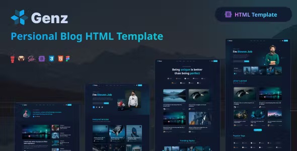 Best Creative Personal Blog / Portfolio Template