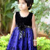 Lovely Baby in Velvet Frock