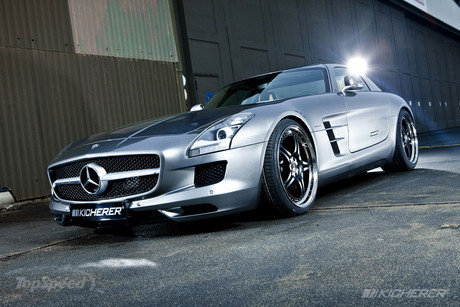 The Mercedes SLS AMG was designed as a response to McLaren's MP412C 