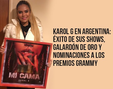  Karol G arrasa en Argentina con shows en Buenos Aires y Mendoza