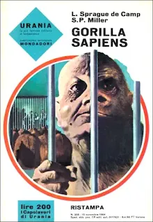 La copertina di Gorilla Sapiens - Urania 358