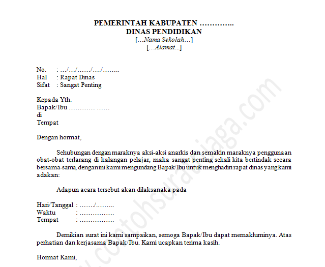 Makalah Contoh Surat Menyurat Perusahaan - Contoh Surat 