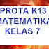 PROGRAM TAHUNAN MATEMATIKA K13 KELAS 7 SMP REVISI TERBARU
