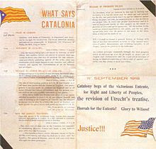What says Catalonia con fecha del 11 de septiembre