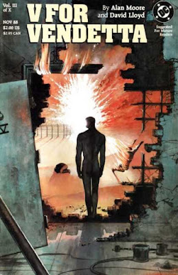 Cover to V For Vendetta issue 1