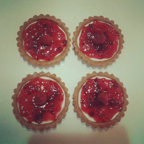 Tartelete de Cheese Cake & Frutos Silvestres / Cheesecake Tartlet with Berries