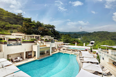 Source: The Shilla Seoul. Soak in the sun at the Urban Island, The Shilla Seoul.