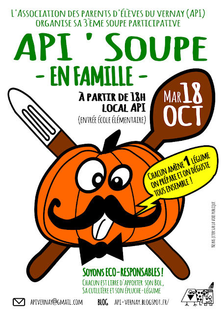 Affiche Soupe participative API Vernay Cran-Gevrier