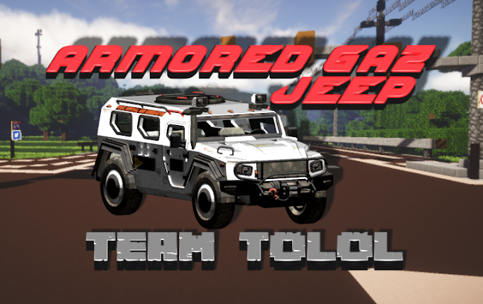 Armored GAZ Jeep | Minecraft Car Addon