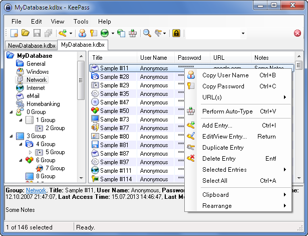 KeePass Computer Software 01