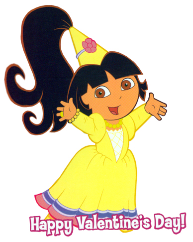 Dora  Explorer on Dora The Explorer Princess   Happy Valentine   S Day