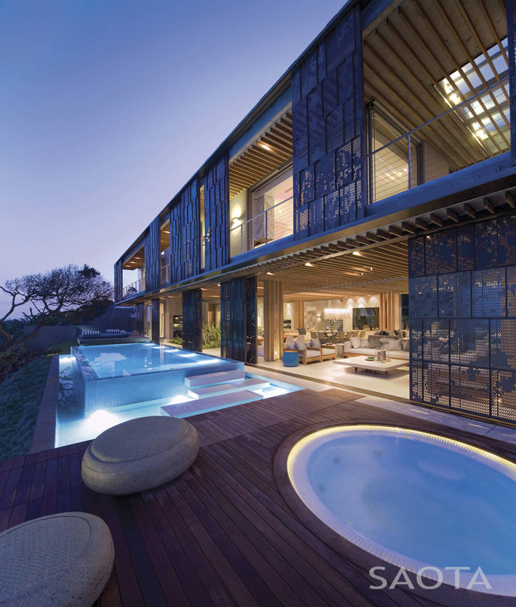 World of Architecture African Modern Villa In Durban  by SAOTA
