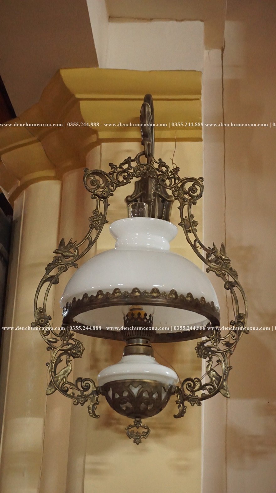 [SET UP]: đèn treo tường phòng thờ tại Hải Phòng