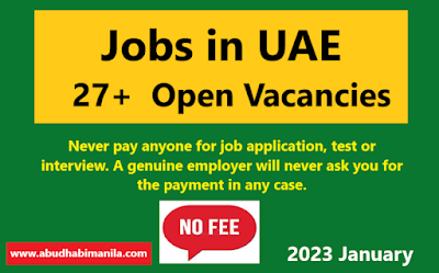 Jobs in UAE  -  27+  Open Vacancies