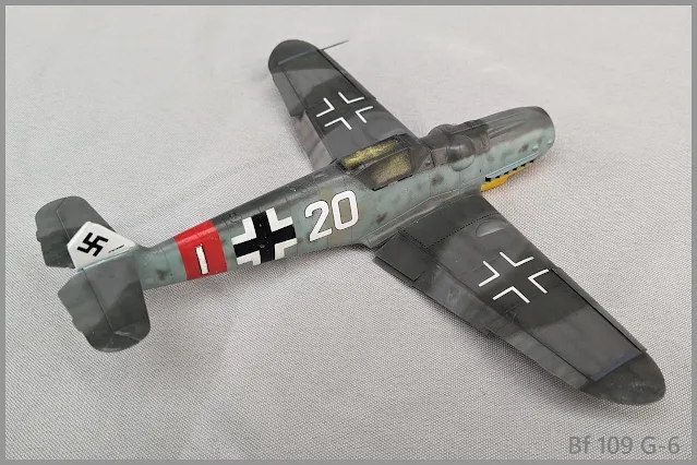 Maquette du Bf 109 G-6 d'Eduard au 1/48.