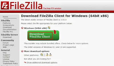 Unduh FileZilla Client 64