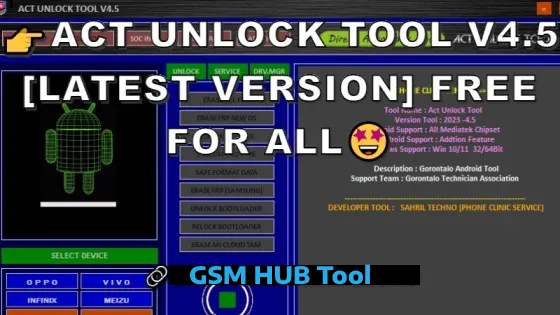 ACT Unlock Tool V4.5, the most recent version, now available for free to everyone ACT Unlock Tool V4.5, the most recent version, now available for free to everyone