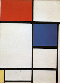 Piet Mondrian. Composition  with Blue, Red and Yellow - Compositie met blauw,rood en geel 1930