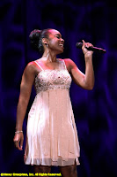 Anika Noni Rose performs during the opening session at the D23 Expo