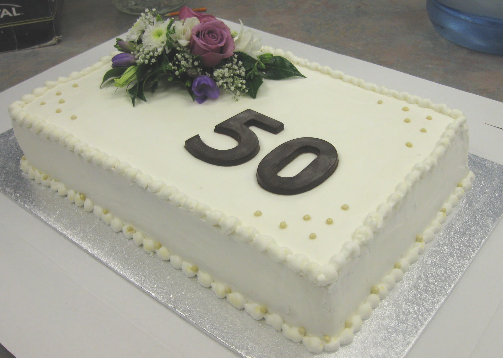 50th Wedding Anniversary Cakes