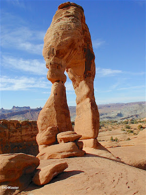 Moab rock formation