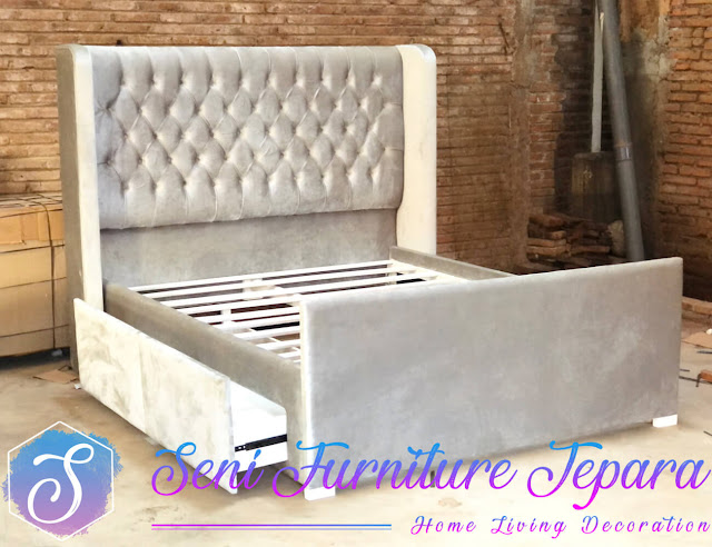 Tempat Tidur Laci Minimalis Desain Furniture Jepara SF-0151